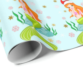 Wunderschönes Weihnachtsschneeflockenmuster Gold Geschenkpapier