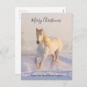 Wunderschönes Weißes Foto Weihnachten (Vorne/Hinten)