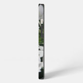 Wunderschönes weißes tropisches Blume iPad Case iPhone Hülle (Linke Seite)