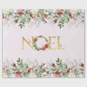 Wunderschönes Wintermustergülenpapier Geschenkpapier (Flach)