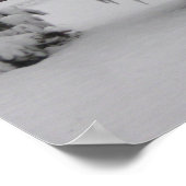 Wunderschönes Winterszene-Poster Poster (Ecke)