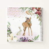 Wunderschönes Woodland-Girl-Notebook Notizblock (Rückseite)