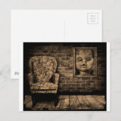 Wunderschönes Zimmer. Postkarte (Vorne/Hinten)