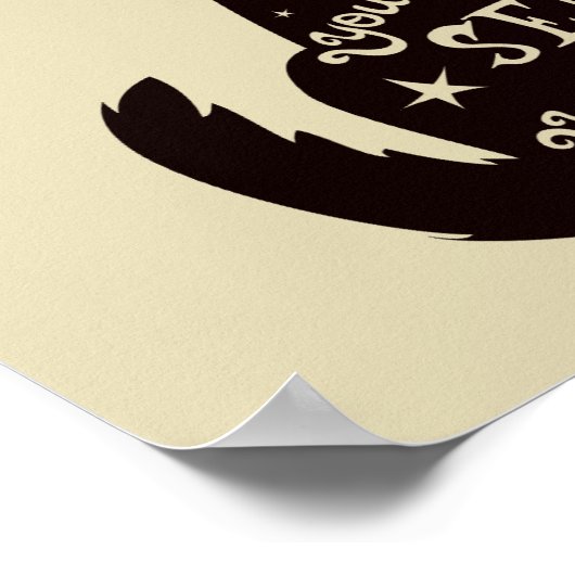 Wunderschönes Zitat-Poster "Freunde sind wie Stern Poster (Ecke)