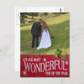 Wunderschönste Vorlage für neue Ferien Postkarte (Vorne/Hinten)