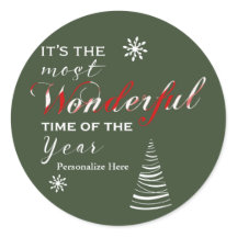 WUNDERSCHÖNSTE ZEIT Green Red Card Aufkleber