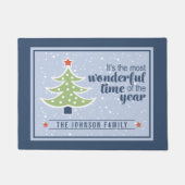 Wunderschönster Weihnachtsbaum Personalisiert Fußmatte (Vorderseite)
