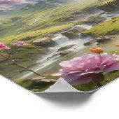 Wundervoll vom japanischen Sakura Cherry Blossom Poster (Ecke)