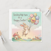 Wundervolle Frohe Ostern Grüße Karte (Vorderseite/Rückseite Beispiel)
