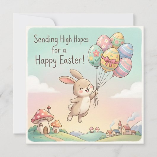 Wundervolle Frohe Ostern Grüße Karte (Vorderseite)