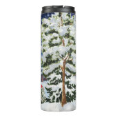 Wundervolle Zeit des Jahres Weihnachten Thermosbecher (Rückseite)