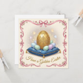 Wundervoller Frohe Ostern Gruß Karte (Vorderseite/Rückseite Beispiel)