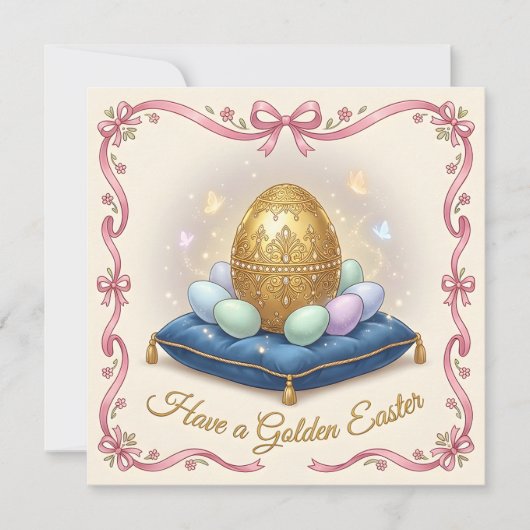 Wundervoller Frohe Ostern Gruß Karte (Vorderseite)