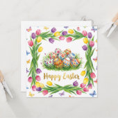 Wundervoller Frohe Ostern Gruß Karte (Vorderseite/Rückseite Beispiel)