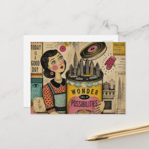 Wundervoller Möglichkeiten Eintopf Frau Postkarte