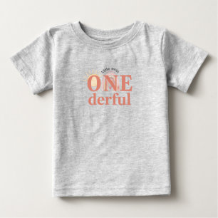 WUNDERvolles 1. Geburtstags-Feines-Jersey-Baby-T-S Baby T-shirt