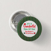 Wundervolles 1. Jubiläum Button (Vorne & Hinten)