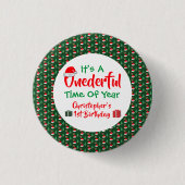 Wundervolles 1. Jubiläum Button (Vorderseite)