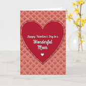 Wundervolles Mutter Valentinstag Karte (Gelbe Blume)
