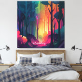 Wunderwald 2 leinwanddruck (Insitu (Schlafzimmer))