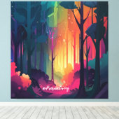 Wunderwald 2 leinwanddruck (Insitu (Holzboden))