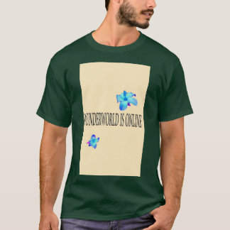 Wunderworld ist online Blue Blume Edition MERCH  T-Shirt