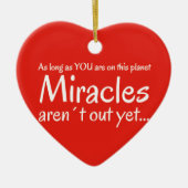 Wunderziffer in rot und weiß keramikornament (Vorne)