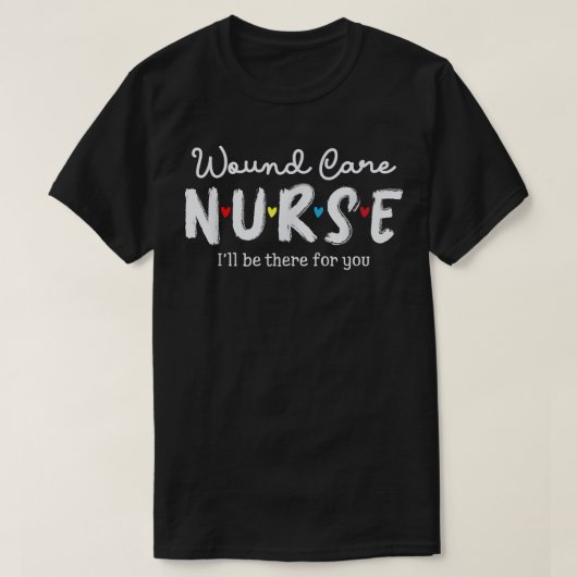 Wundpflege Krankenpflege Karierte rote Liebe Herz T-Shirt (Design vorne)