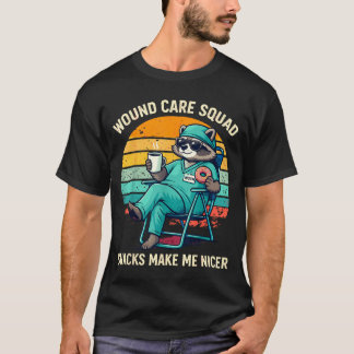 Wundpflegekrankenschwester Lustige Snacks Machen N T-Shirt