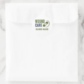 Wundversorgungsteam Runder Aufkleber (Tasche)