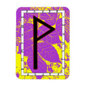 Wunjo Viking Rune Magnet - Joy! (Vertikal)