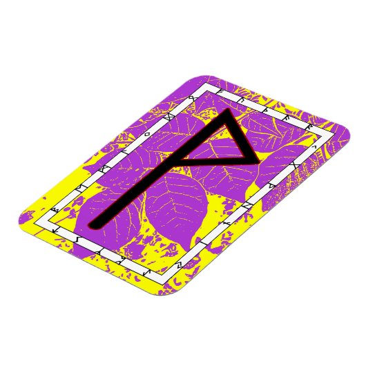 Wunjo Viking Rune Magnet - Joy! (Linke Seite)