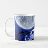 Wunsch auf der Mond-Tasse Kaffeetasse (Links)