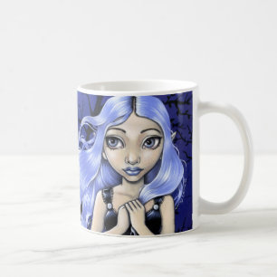 Wunsch auf der Mond-Tasse Kaffeetasse