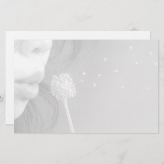 Wunsch Briefpapier (Vorne/Hinten)