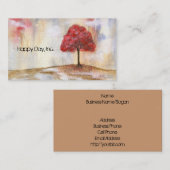 Wunsch des Baum-Geschäfts-Visitenkarte-Entwurfs Visitenkarte (Vorne/Hinten)