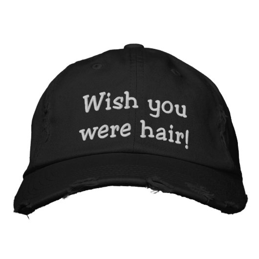 Wünsch dir Haare! hUT (Vorderseite)