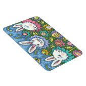 WUNSCH EASTER EGG GARTEN, BUNNY RABBIT BLUME MAGNET (Rechte Seite)