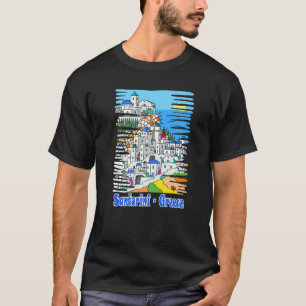 Wunsch Griechenlands nach einer Reise nach Santori T-Shirt