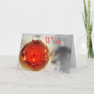 Wunsch-Grüße Feiertagskarte