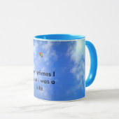 Wunsch I war ein Drachen Tasse (VorderseiteRechts)