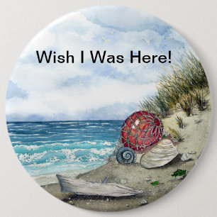 Wunsch I war hier großer Knopf Button