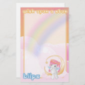 Wunsch nach einem Stern Briefpapier (Vorne/Hinten)