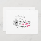 Wunsch nach einer Heilung von Krebs Postkarte (Vorne/Hinten)