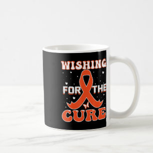 Wunsch nach Heilung der Leukämie Krebs Bewusstsein Kaffeetasse