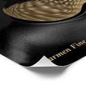 "Wunsch nach Schöpfung", glänzendes Poster (Ecke)