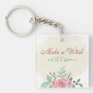 Wunsch-Schlüsselanhänger   Florales süßes Accessoi Schlüsselanhänger