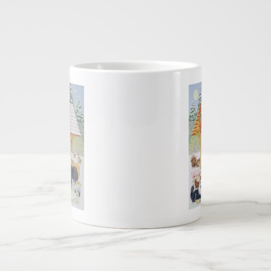 Wunsch Sie wohl Jumbo-Tasse (Vorderseite)