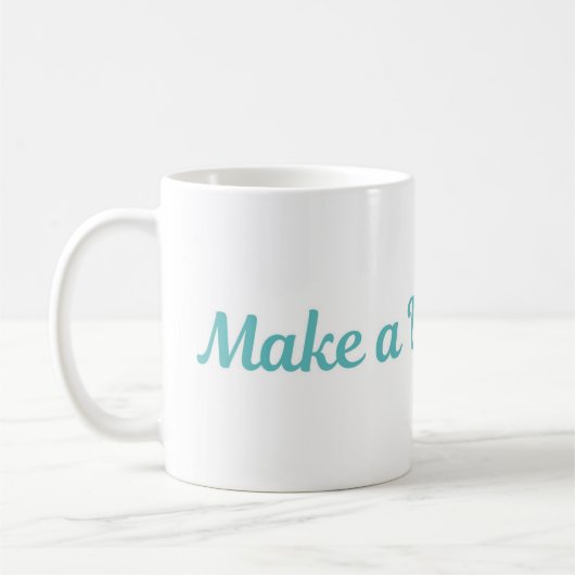 Wunsch-Tasse | Süßes Geburtstagsgeschenk Kaffeetasse (Links)