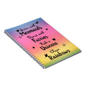 Wunsch-und Traum-gewundenes Foto-Notizbuch Notizblock (Rechte Seite)